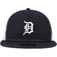 Detroit Tigers New Era Team Color 59FIFTY Trucker Fitted Hat - Navy - New Era Online