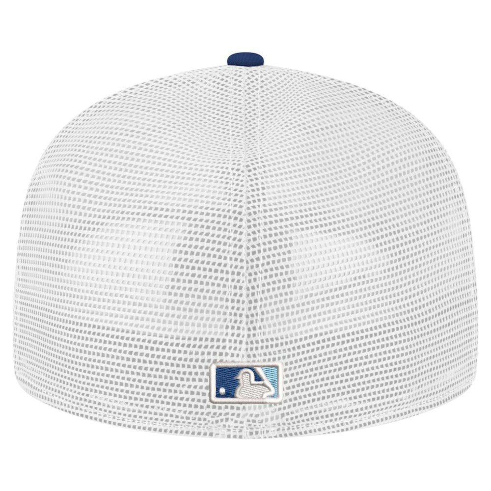Tampa Bay Rays New Era Team Color 59FIFTY Trucker Fitted Hat - Navy - New Era Sale