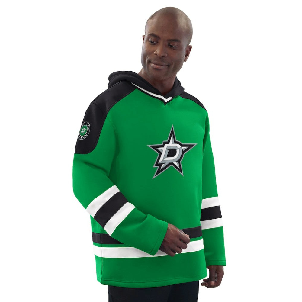 Dallas Stars Starter Hockey Pullover Hoodie - Kelly Green/Black - NHL 201432140