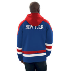 New York Rangers Starter Hockey Pullover Hoodie - Blue/Red - NHL 201432146