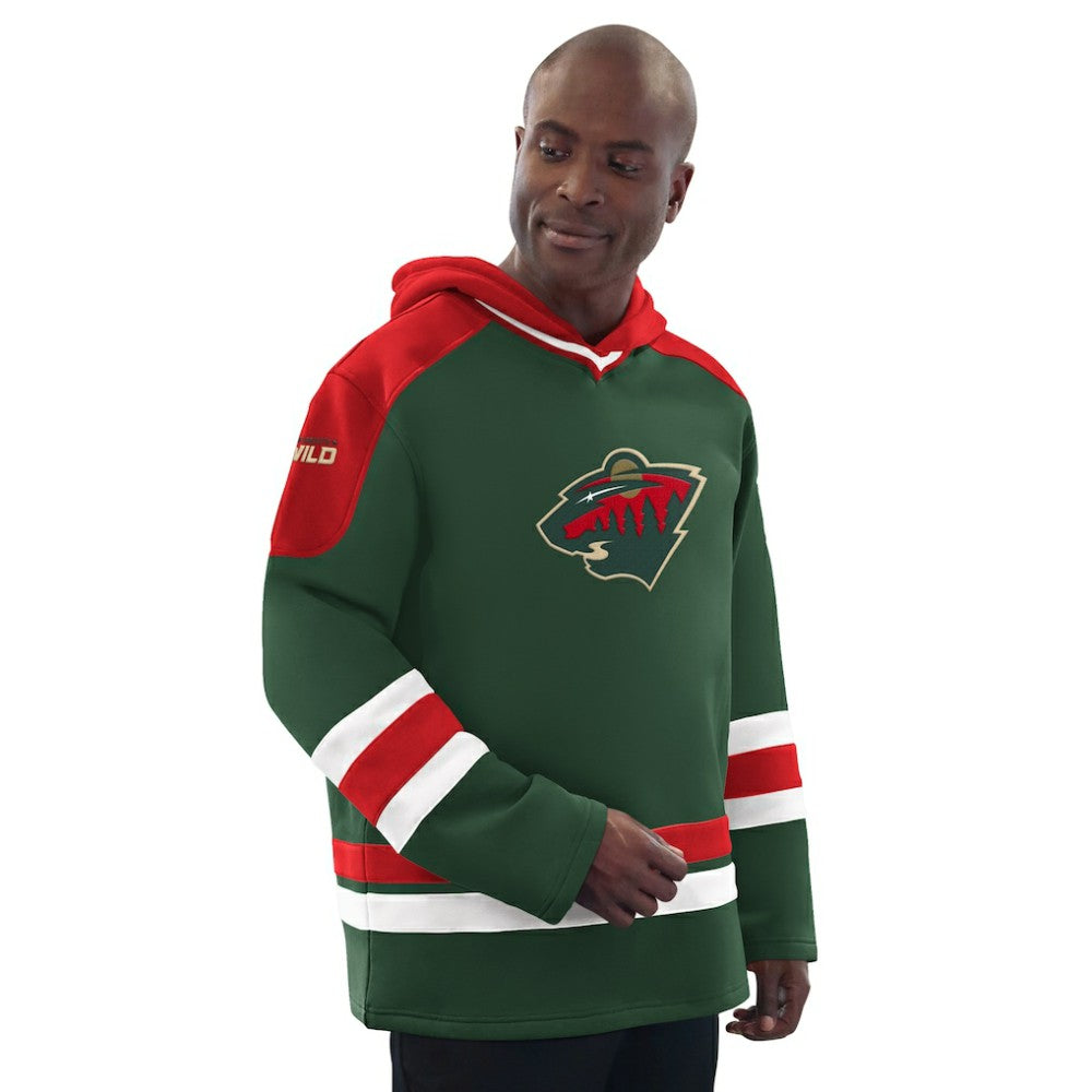 Minnesota Wild Starter Hockey Pullover Hoodie - Green/Red - NHL 201432149