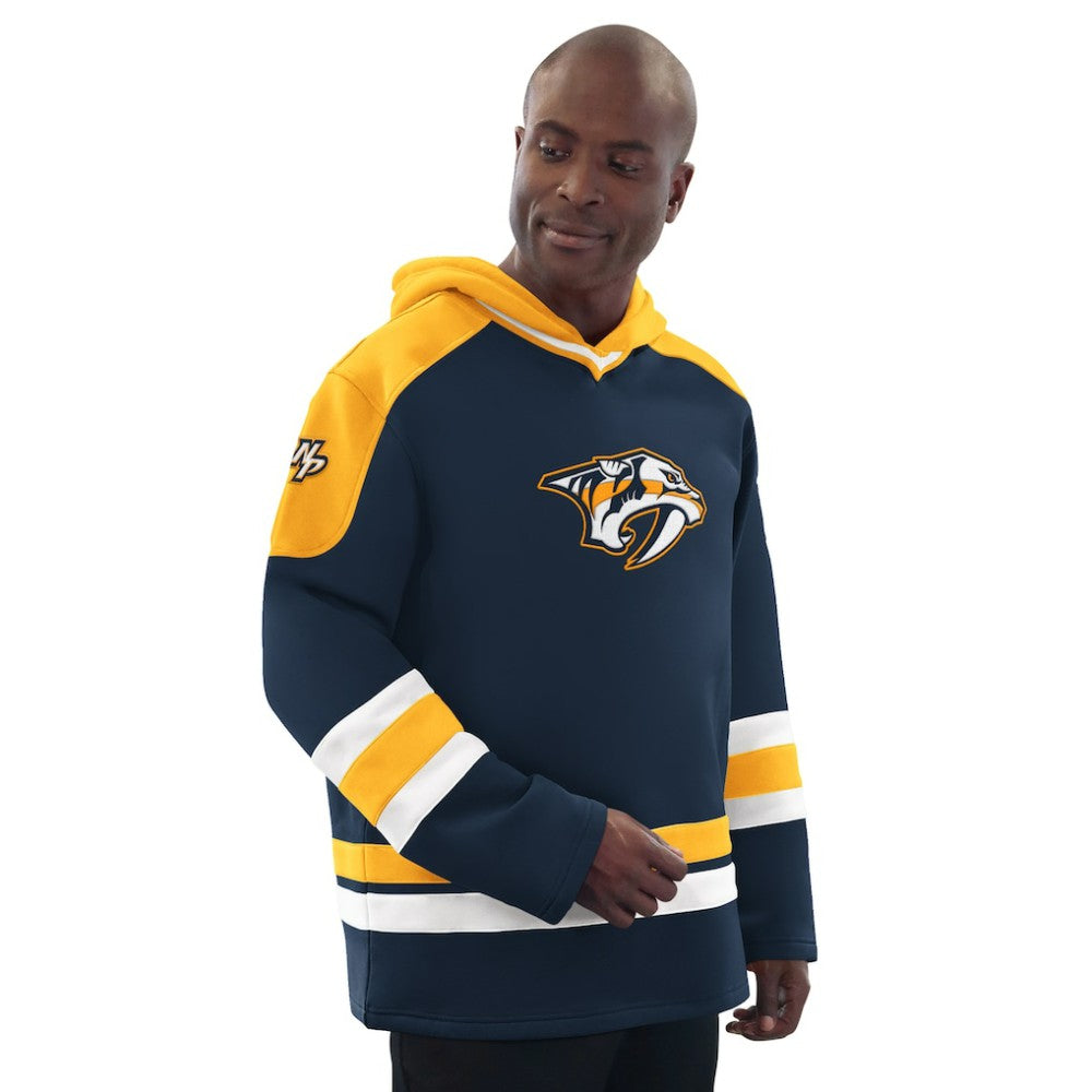 Nashville Predators Starter Hockey Pullover Hoodie - Navy/Gold - NHL 201432150