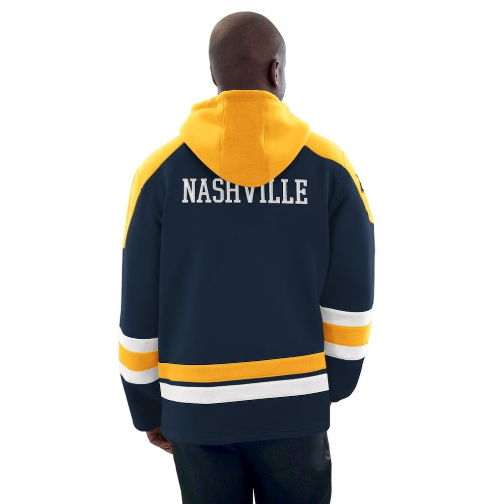 Nashville Predators Starter Hockey Pullover Hoodie - Navy/Gold - NHL 201432150