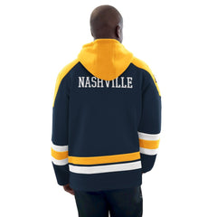 Nashville Predators Starter Hockey Pullover Hoodie - Navy/Gold - NHL 201432150
