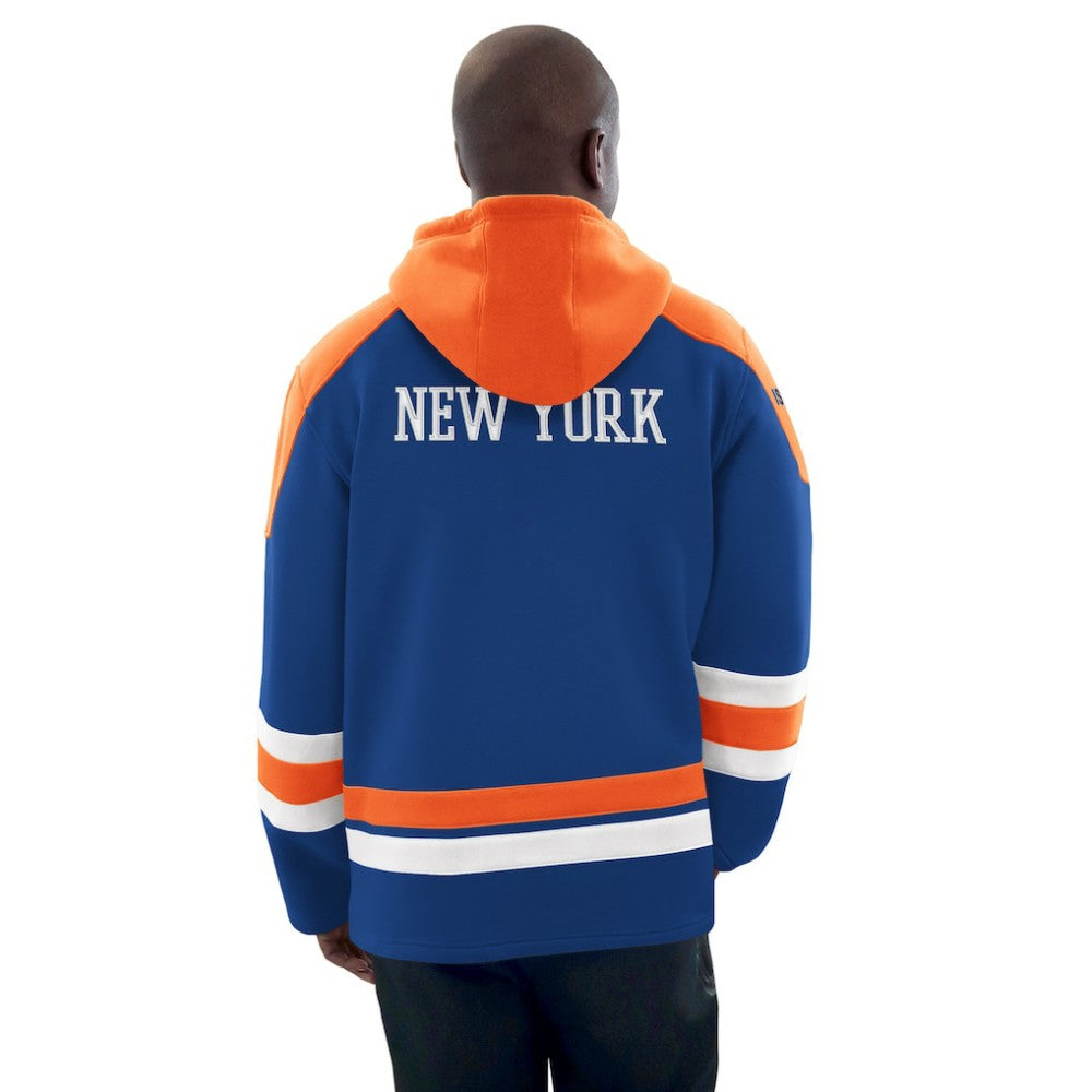 New York Islanders Starter Hockey Pullover Hoodie - Royal/Orange - NHL 201432151