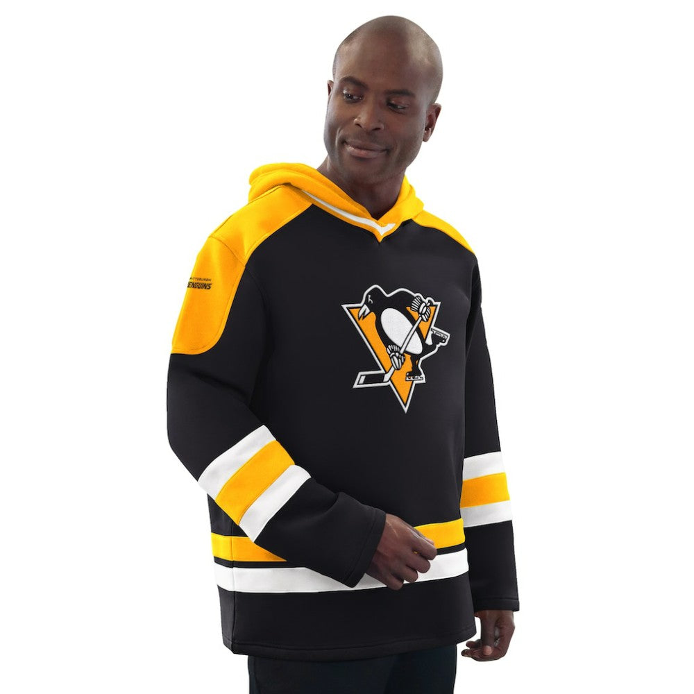Pittsburgh Penguins Starter Hockey Pullover Hoodie - Black/Gold - NHL 201432153