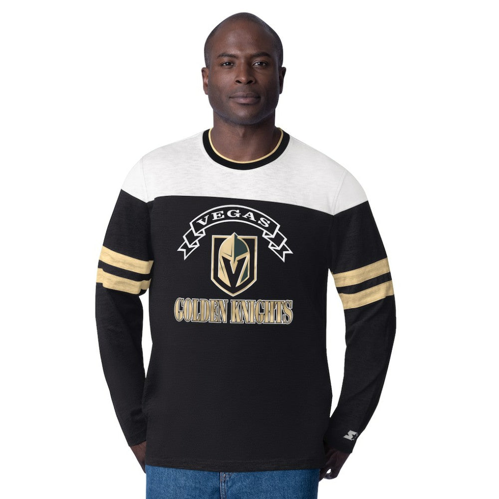 Vegas Golden Knights Starter Blitz Durene Long Sleeve T-Shirt - Black - NHL 201432177