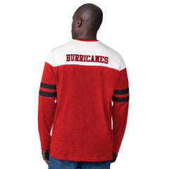 Carolina Hurricanes Starter Blitz Durene Long Sleeve T-Shirt - Red - NHL 201432180
