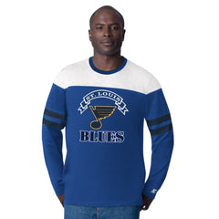 St. Louis Blues Starter Blitz Durene Long Sleeve T-Shirt - Blue - NHL 201432186