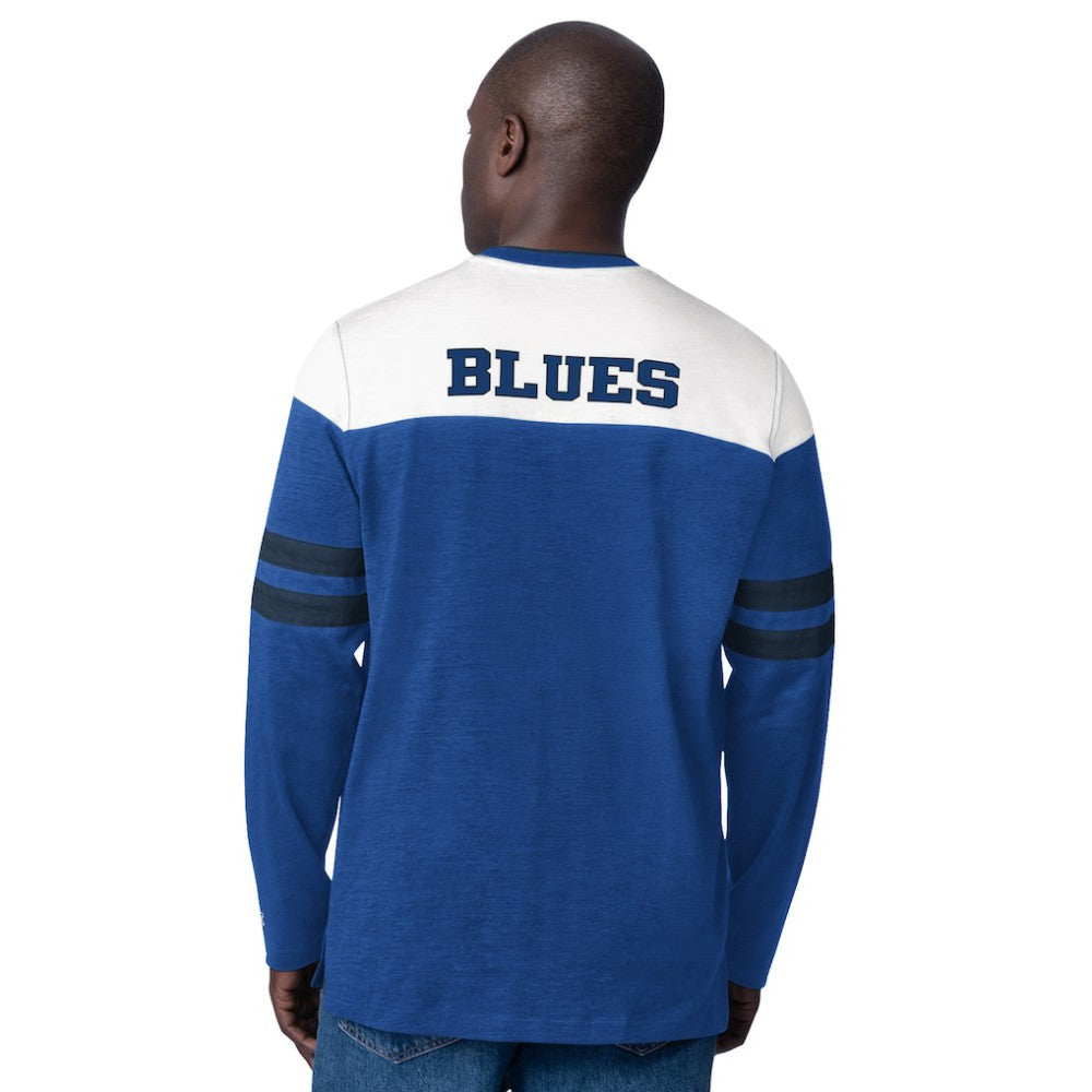 St. Louis Blues Starter Blitz Durene Long Sleeve T-Shirt - Blue - NHL 201432186