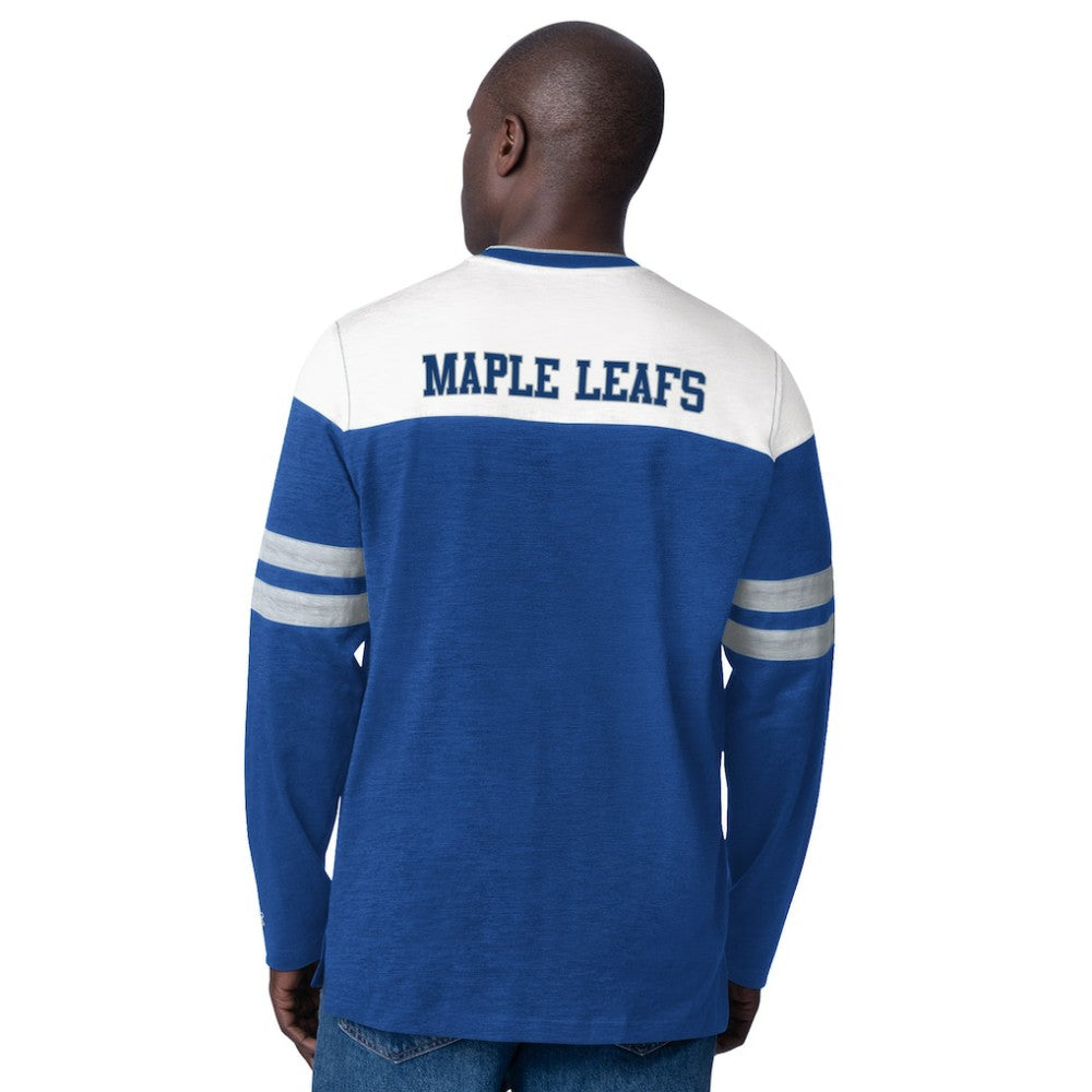 Toronto Maple Leafs Starter Blitz Durene Long Sleeve T-Shirt - Blue - NHL 201432187