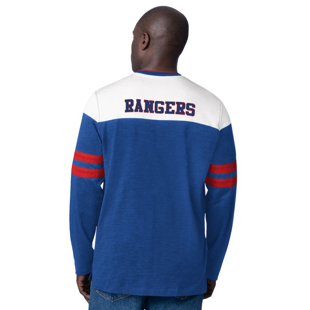 New York Rangers Starter Blitz Durene Long Sleeve T-Shirt - Blue - NHL 201432188