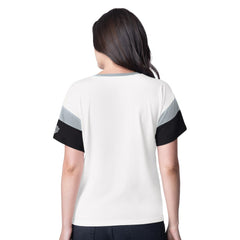 Los Angeles Kings G-III 4Her by Carl Banks Women's Rink Oversized Rhinestone V-Neck T-Shirt - White - NHL 201432661