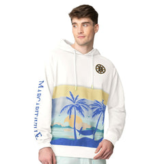 Boston Bruins Margaritaville Island Dream Peached Pullover Hoodie - Cream - NHL 201432731