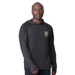 Vegas Golden Knights MSX by Michael Strahan Fast Track Raglan Long Sleeve Hoodie T-Shirt - Black - NHL 201432765