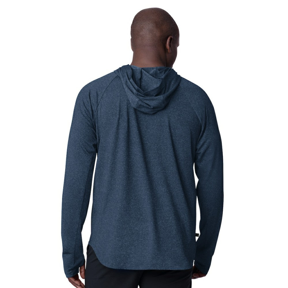 St. Louis Blues MSX by Michael Strahan Fast Track Raglan Long Sleeve Hoodie T-Shirt - Navy - NHL 201432769