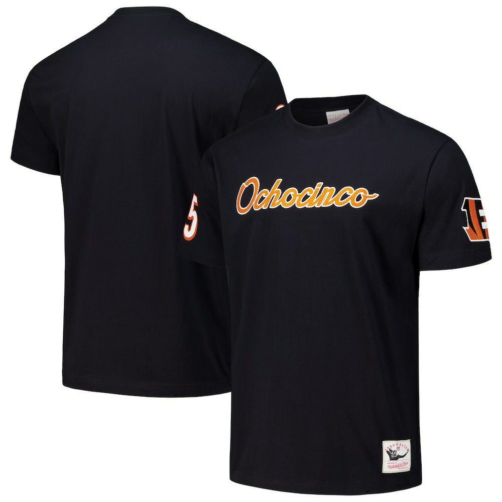 Mitchell & Ness Chad Johnson Cincinnati Bengals Retired Player Nickname T-Shirt Black