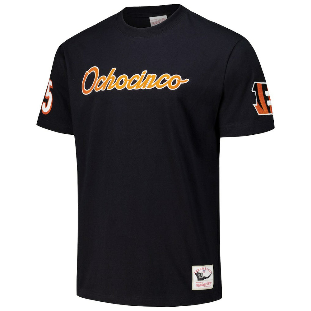 Mitchell & Ness Chad Johnson Cincinnati Bengals Retired Player Nickname T-Shirt Black