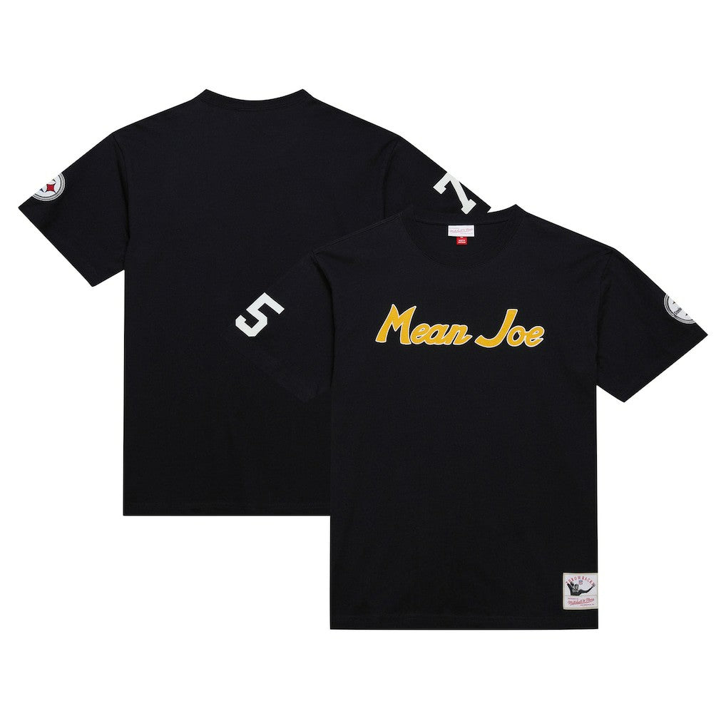 Mitchell & Ness Joe Greene Pittsburgh Steelers Retired Player Nickname T-Shirt Black