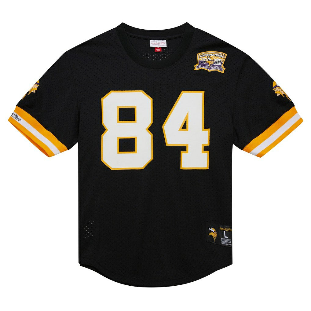 Mitchell & Ness Randy Moss Minnesota Vikings Retired Player Name & Number Mesh Top Black