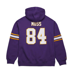 Mitchell & Ness Randy Moss Minnesota Vikings Retired Player Name & Number Pullover Hoodie Purple