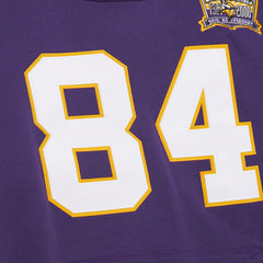 Mitchell & Ness Randy Moss Minnesota Vikings Retired Player Name & Number Pullover Hoodie Purple