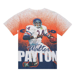 Mitchell & Ness Walter Payton Chicago Bears Burst Retired Player T-Shirt Gray