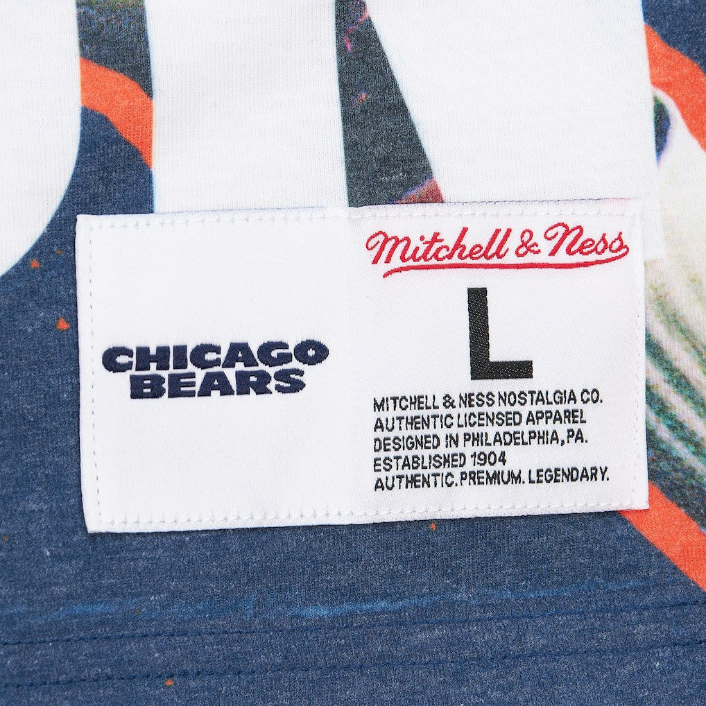 Mitchell & Ness Walter Payton Chicago Bears Burst Retired Player T-Shirt Gray