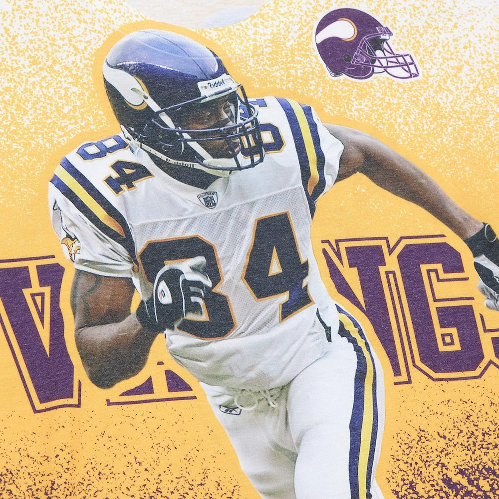Mitchell & Ness Randy Moss Minnesota Vikings Burst Retired Player T-Shirt Gray