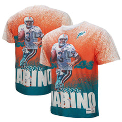 Mitchell & Ness Dan Marino Miami Dolphins Burst Retired Player T-Shirt White