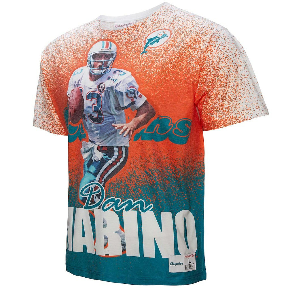 Mitchell & Ness Dan Marino Miami Dolphins Burst Retired Player T-Shirt White
