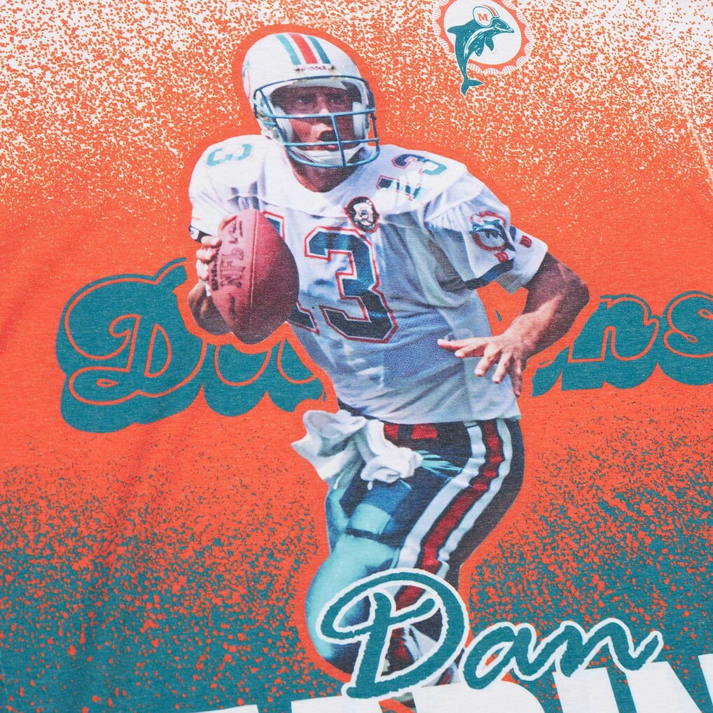 Mitchell & Ness Dan Marino Miami Dolphins Burst Retired Player T-Shirt White