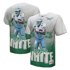 Mitchell & Ness Reggie White Philadelphia Eagles Burst Retired Player T-Shirt Gray