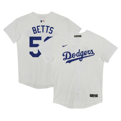 Mookie Betts Los Angeles Dodgers Nike Preschool Home Game Jersey - White - Nike Lifestyle