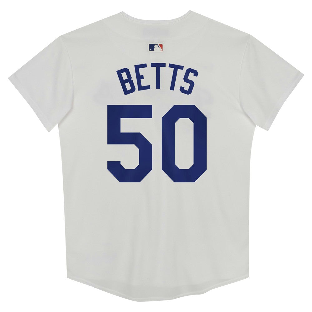 Mookie Betts Los Angeles Dodgers Nike Preschool Home Game Jersey - White - Nike Lifestyle