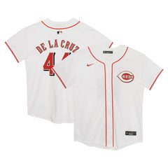 Elly De La Cruz Cincinnati Reds Nike Preschool Home Game Jersey - White - Nike on Sale