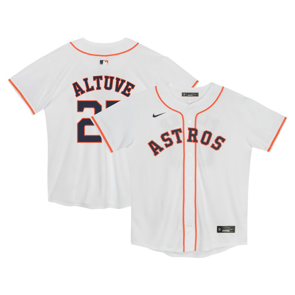 Jose Altuve Houston Astros Nike Preschool Home Game Jersey - White - Nike Lifestyle
