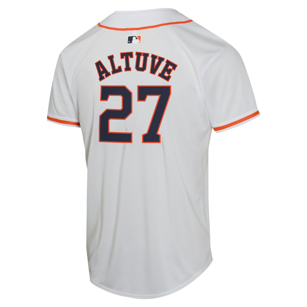 Jose Altuve Houston Astros Nike Youth Home Game Player Jersey - White - Nike Lifestyle