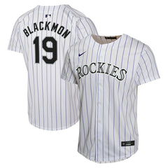 Charlie Blackmon Colorado Rockies Nike Youth Home Game Player Jersey - White - Nike Online