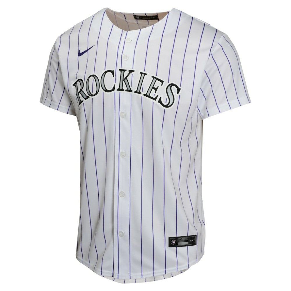 Charlie Blackmon Colorado Rockies Nike Youth Home Game Player Jersey - White - Nike Online