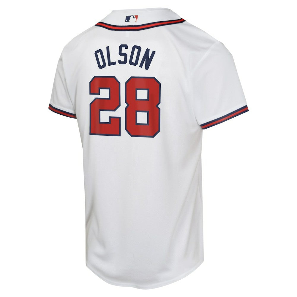 Matt Olson Atlanta Braves Nike Youth Home Game Player Jersey - White - Nike Lifestyle
