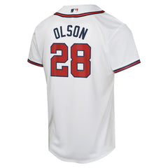 Matt Olson Atlanta Braves Nike Youth Home Game Player Jersey - White - Nike Lifestyle