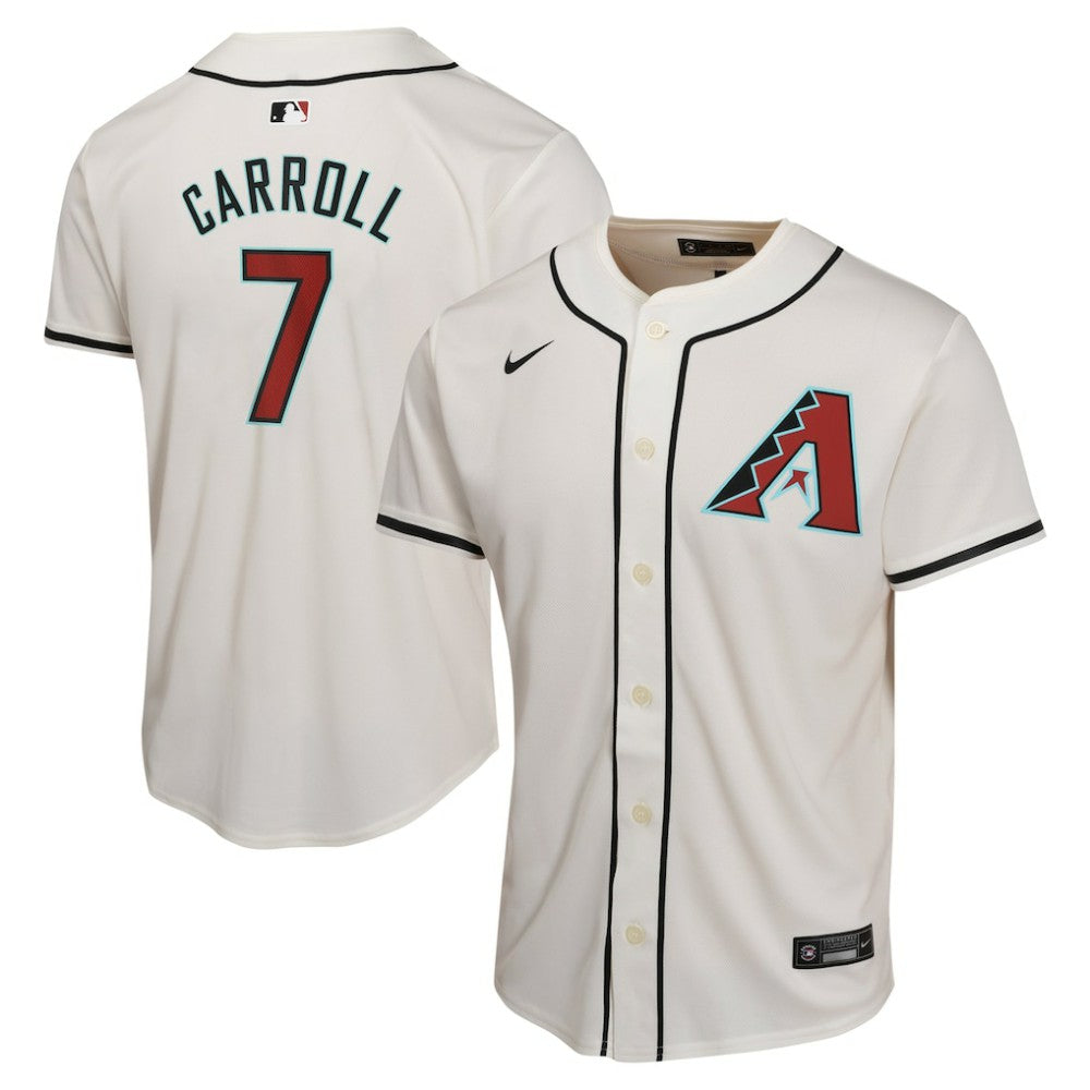 Corbin Carroll Arizona Diamondbacks Nike Youth Home Game Player Jersey - White - Nike Lifestyle