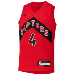 Scottie Barnes Toronto Raptors Youth Swingman Jersey Icon Edition Red | Nike Lifestyle