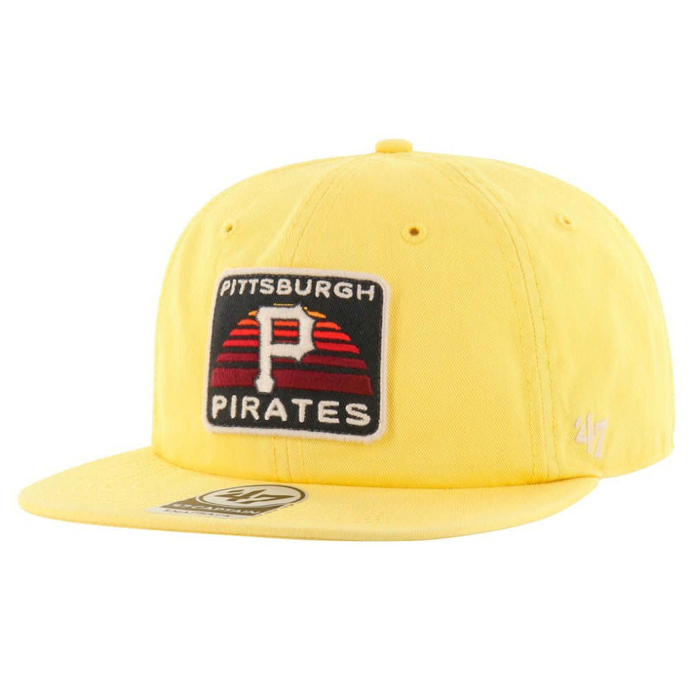 Pittsburgh Pirates '47 Cypress Captain Snapback Hat - Gold - 47 brand Online