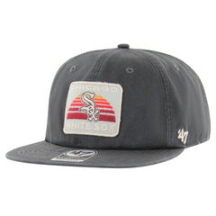 Chicago White Sox '47 Cypress Captain Snapback Hat - Charcoal - 47 brand Discount