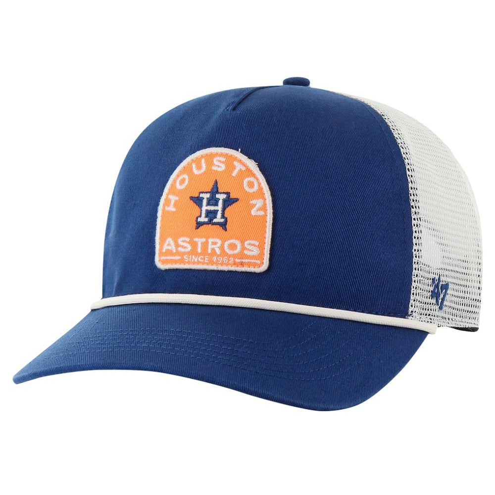 Houston Astros '47 Cypress Trucker Hitch Adjustable Hat - Navy - 47 brand Lifestyle