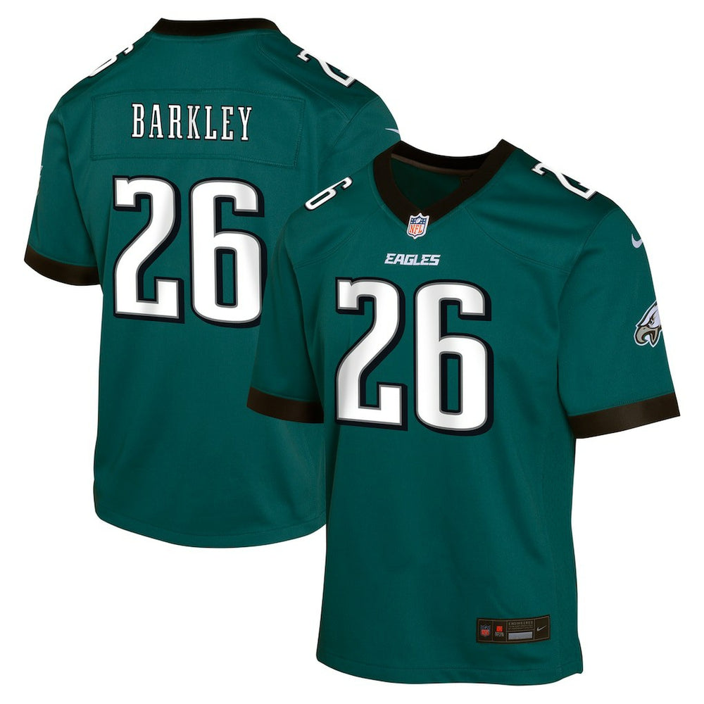 Nike Saquon Barkley Philadelphia Eagles Youth Game Jersey Green