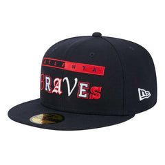 Atlanta Braves New Era Ransom 59FIFTY Fitted Hat - Navy - New Era on Sale