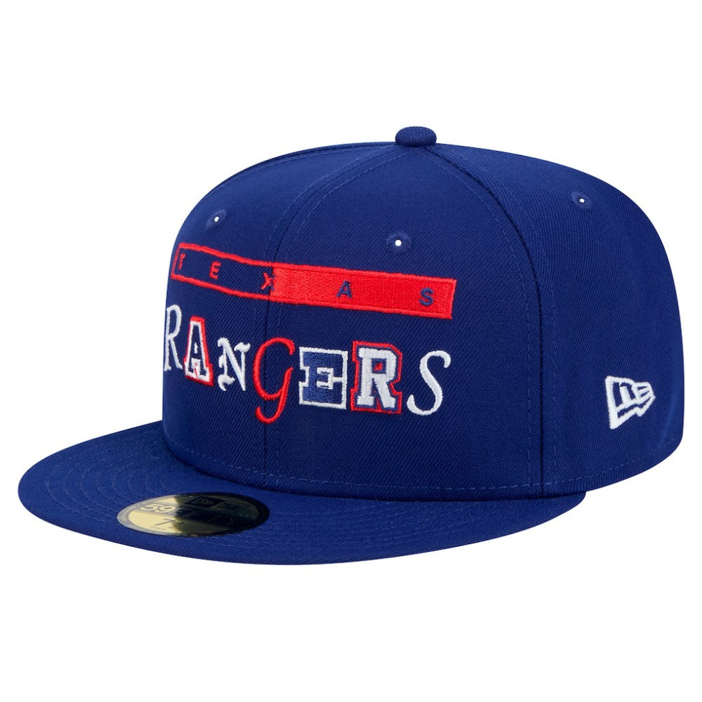 Texas Rangers New Era Ransom 59FIFTY Fitted Hat - Royal - New Era Discount